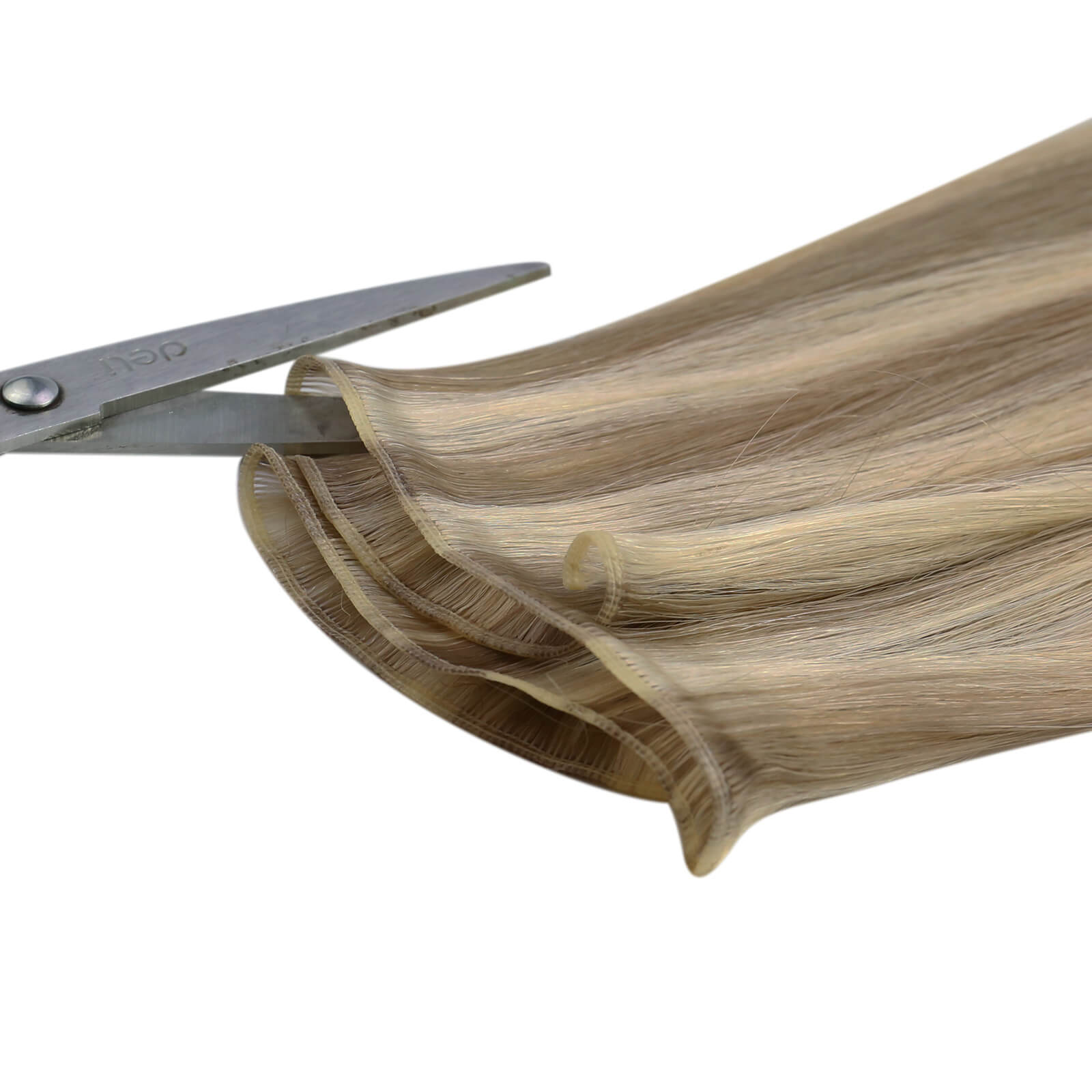 Genius Weft Human Hair Bundles Light Brown Platinum Blonde - Image 3